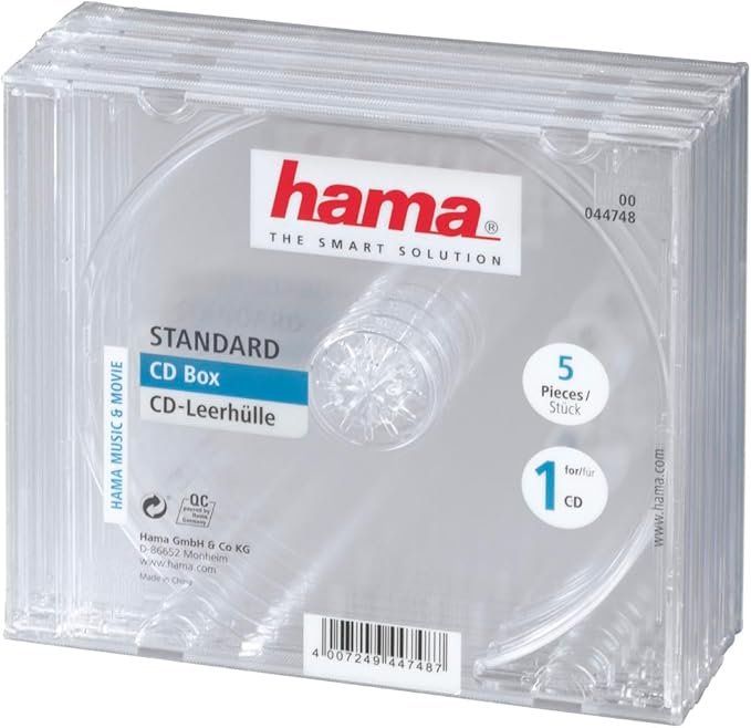 Hama | Standard CD Jewel Case - B00005UPB7 10 Hama | Standard CD Jewel Case – B00005UPB7