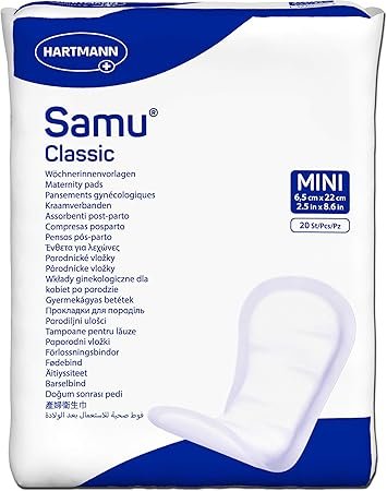 Hartmann Samu Classic Mini weekly pads, pack of 20 – B003OD9M04
