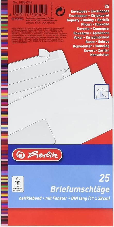 Herlitz Envelopes - White - B000WKP4KY 4 Herlitz Envelopes – White – B000WKP4KY