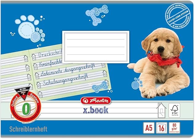 Herlitz Schreibhefte A5/16 Blatt Liniatur - B0011ACTKM 6 Herlitz Schreibhefte A5/16 Blatt Liniatur – B0011ACTKM